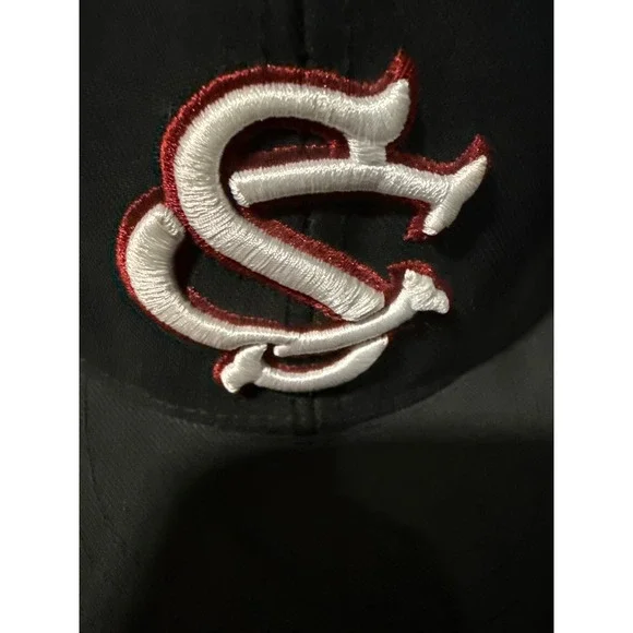 Under Armour South Carolina Gamecocks Hat Mens LG/XL Black Stretch Fit Cap NCAA - Picture 2 of 5